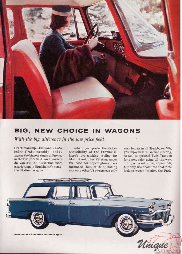 1957 Studebaker Wagons Brochure Page 3